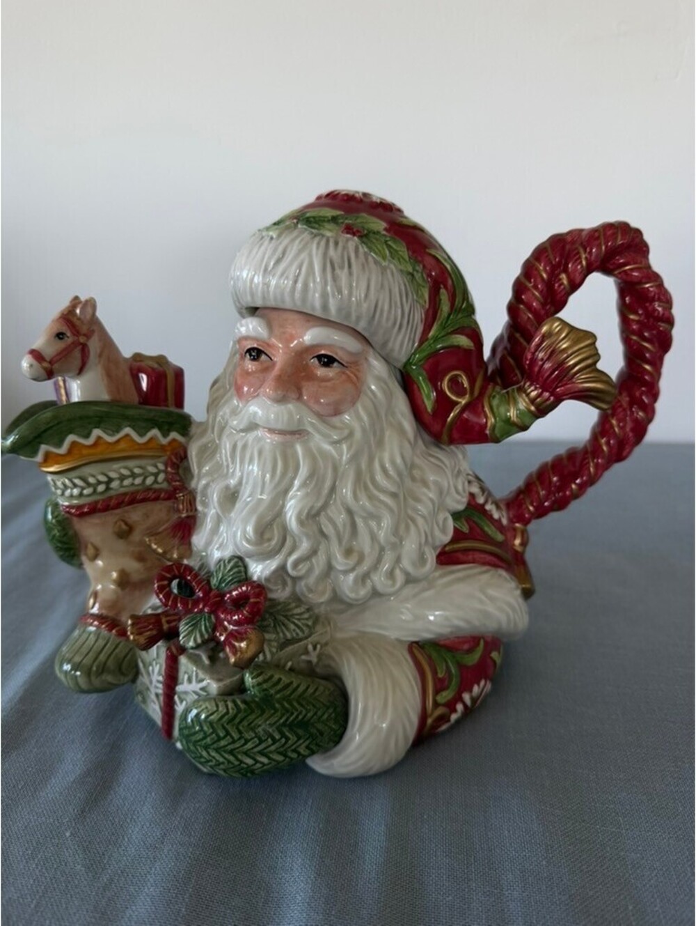 Fitz & Floyd Winter Holiday Teapot